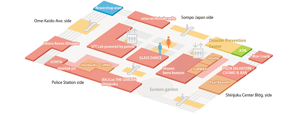 B1F Floor map